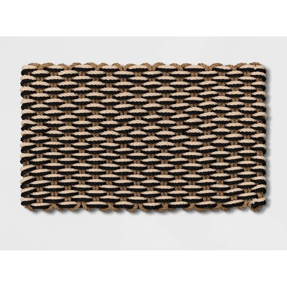 18in x 30in Rope Braided Basket Weave Doormat - Threshold BRAND NEW WITH TAGS‎